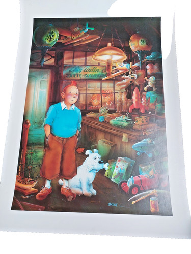 Poster chez tintin - ,