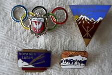 insigne broche Alpin Ski JO Val d'Isère Esgangoyes V.D. Queyras saut à ski