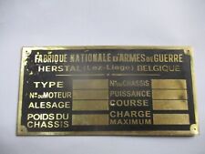Panneau Type FN D'avant Guerre