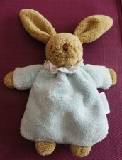 B15G / doudou lapin bleu semi