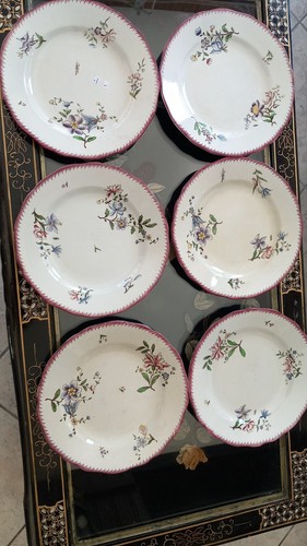Assiettes plate - 6,