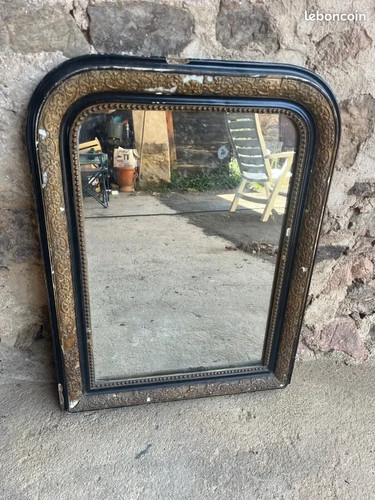 Grand miroir ancien - , mercure