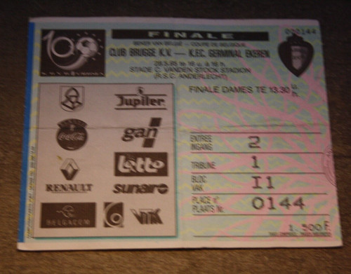 Ticket club brugge - club, v