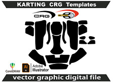 KARTING CRG 3 Templates Vector Format  AI EPS CDR K11
