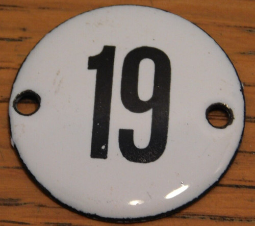 Numero ancien plaque - 19,