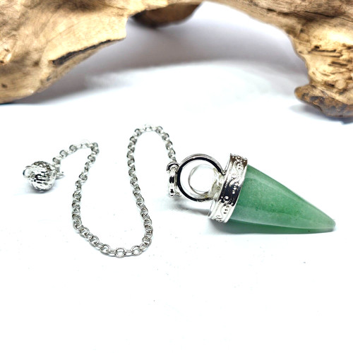 Pendule cône jade - pendule,