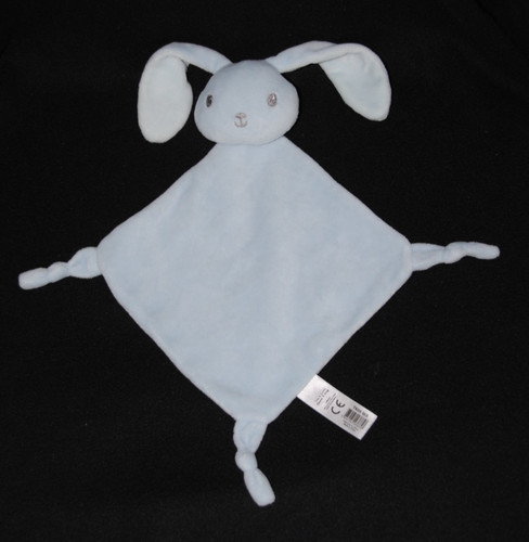 Doudou plat lapin - , bleu