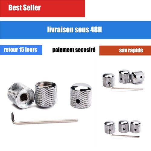 Boutons potentiomètre guitare