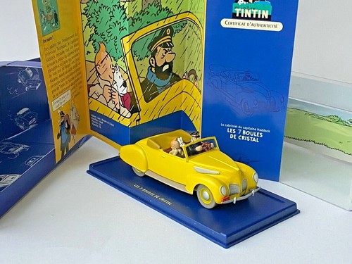 Voiture tintin cabriolet - tintin,