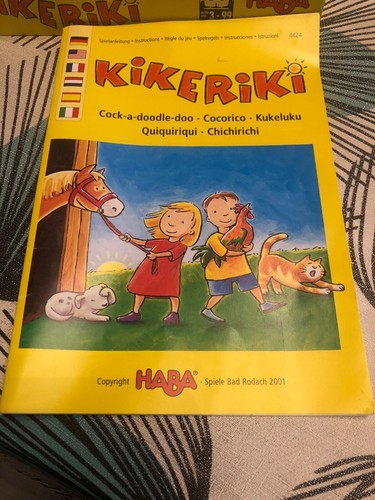 Notice jeu kikeriki haba - notice,