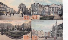 Lot de 4 cartes postales