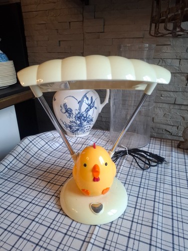 Lampe vintage poussin jaune - poussin,