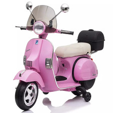 Scooter Électrique Pour Enfants Réplique Piaggio Vespa PX 150 Complet Rose