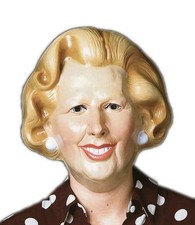 Margaret Thatcher latex mask fancy dress Maggie Halloween Costume Prime Minister