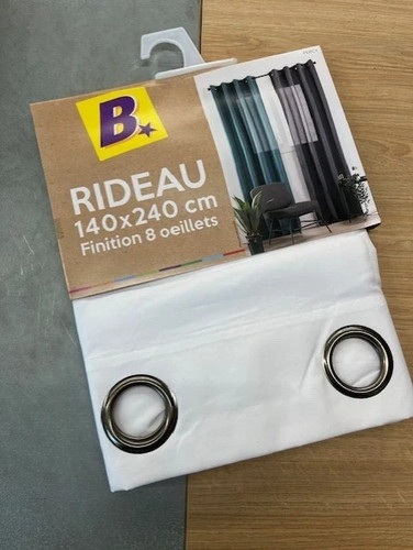 Rideau percy blanc - rideau,