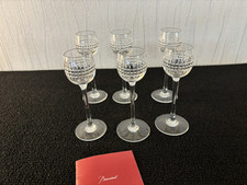 Lot 6 verres à digestif modèle Nancy en cristal de Baccarat (prix des 6)
