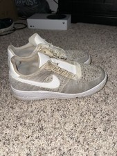 Nike Air Force 1 Low Men Size 9 Cool Gray Flyknit Sneakers 817419-006