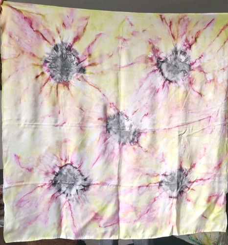 Foulard soie artisanal - foulard, en