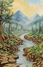 Peinture, tableau, huile sur