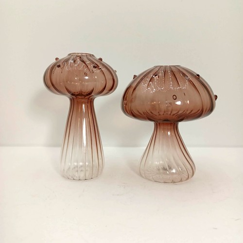 Blown glass mushroom - blown,