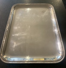 Plateau à liqueur en argent