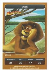 CARTE CARREFOUR DREAMWORKS n°47/216 - ALEX - 
