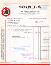 1965 PRODUITS POUR FONDERIE EXOTHERMIE LUBRIFIANTS ET PRODUITS POUR L INDUSTR