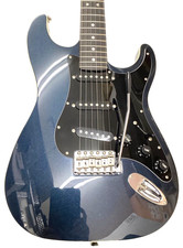 Fender Japan Aerodyne Stratocaster Guitar Gun Metallic Blue AST-M Medium Scale