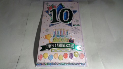 Carte joyeux anniversaire - carte,