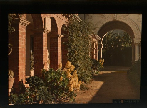 Autochrome jardin de - autochrome,