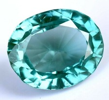 6 À 8 Ct Pierre Précieuse Oval Paraïba Tourmaline Verte Néon Bleue Traité