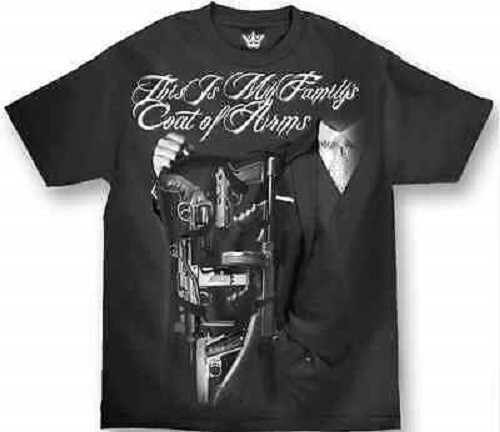 Shirt mafioso avec - t-shirt, Écusson