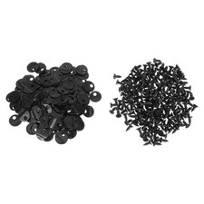  Lot de 200 clips rotatifs pour cadre photo avec vis 5 x 8 mm, fixations pour