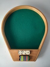 Piste de dés en bois Ancienne