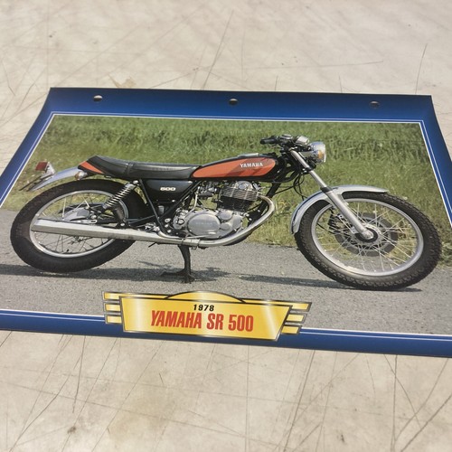 Yamaha sr500 1978 500 fiche - 500, sr