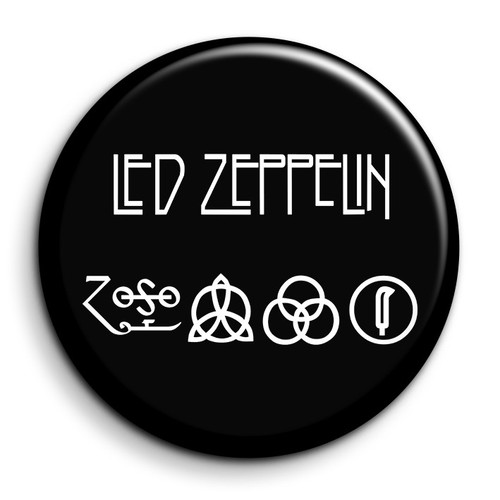 Led zeppelin badge - led,
