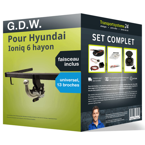 Attelage pour hyundai ioniq - attelage,