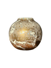 Vase boule Léon Pointu blanc