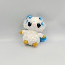 Doudou peluche tigre blanc