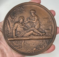 1906 Association des Dames Francaises 4 ⅜” Bronze Medal - 96171