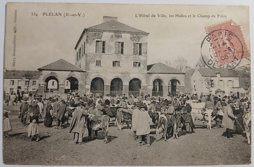 Carte postale ancienne pléan - postale,