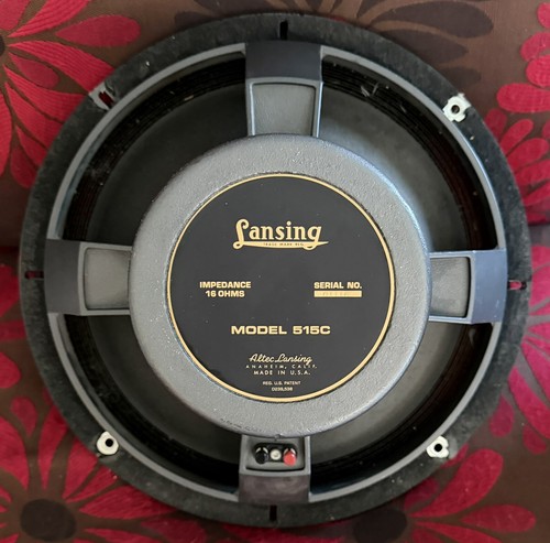 Altec lansing 515c woofer - lansing, 15"
