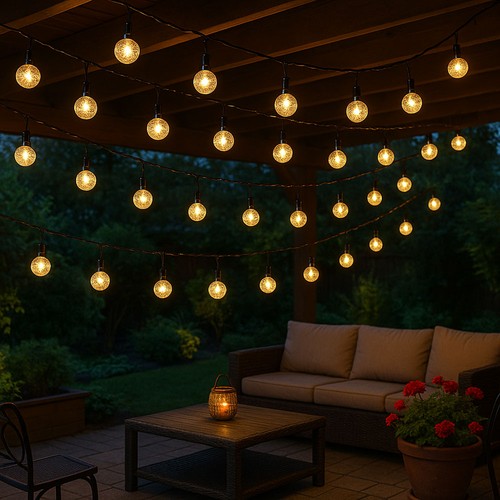 Guirlande lumineuse solaire - guirlande,