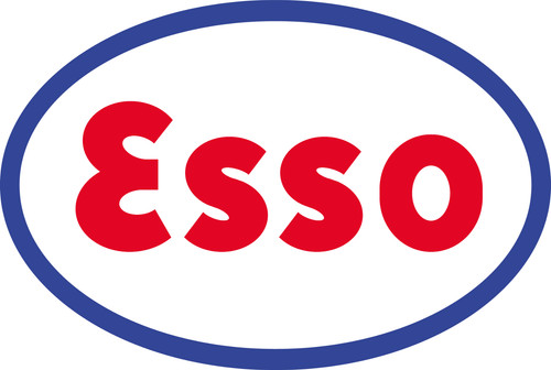Esso logo sticker classic oil - sticker,