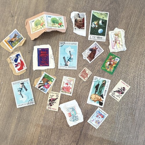 Lot timbres oblitérés - 14,