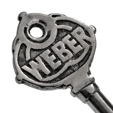 Scarce Antique WEBER Piano Lock Key - Antique Key Vintage Key - ref.k409