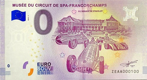 Billet euro musee - billet,