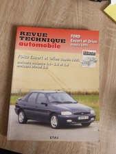 Revue technique FORD ESCORT ORION CLIPPER CABRIOLET 1.4 1.6 1.8 D TD XR3 i GHIA