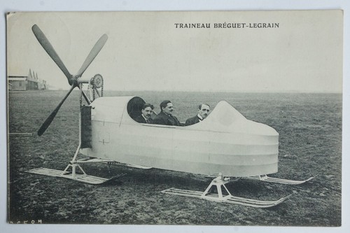 Cpa traineau bréguet legrain - cpa, bréguet-legrain
