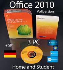 Microsoft Office Famille et Étudiant 2010 version complète 3 PC Box, DVD + SP1 emballage d'origine